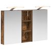 vidaXL Bathroom Cabinet Set 3 pcs 80 x 10.5 x 50 cm Engineered wood