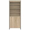 vidaXL Tall Cabinets 2 pcs Sonoma 79 x 36 x 200 cm Engineered Wood