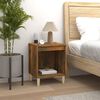 vidaXL Bedside Cabinets 2 pcs Smoked Oak 40x35x50 cm