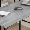 vidaXL Desk Grey Sonoma 139x139x75 cm Engineered Wood