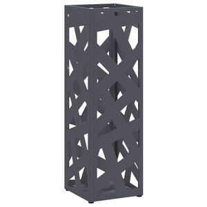 vidaXL Rain Umbrella Stand Anthracite 15.5 x 15.5 x 49 cm Steel