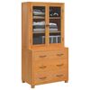 vidaXL Storage Furniture Set with Drawer Brown Engineered wood