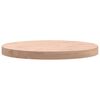 vidaXL Table Top &Oslash;50x4 cm Round Solid Wood Beech