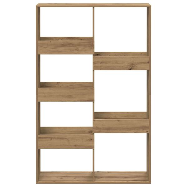 vidaXL Bookcase Artisan Oak 100x33x155.5 cm Engineered Wood