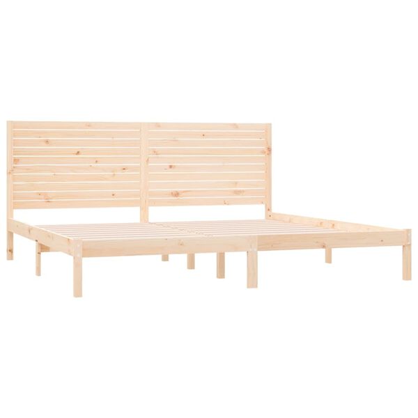 vidaXL Bed Frame without Mattress 200x200 cm Solid Wood