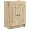 vidaXL Bathroom under Sink Cabinet Sonoma Oak 56 x 37.5 x 81 cm