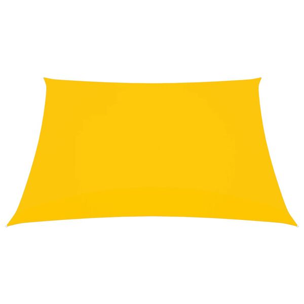 vidaXL Sunshade Sail Oxford Fabric Square 7x7 m Yellow