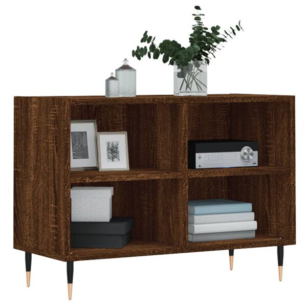 vidaXL TV Cabinet Brown Oak 69.5x30x50 cm Engineered Wood