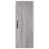 vidaXL Highboard Grey Sonoma 34.5x34x180 cm Engineered Wood