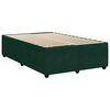 vidaXL Bed Frame without Mattress Dark Green 120x200 cm Velvet