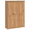 vidaXL Wardrobe PANAMA Honey 131.5 x 50 x 185 cm Solid Pine Wood