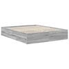 vidaXL Bed Frame with Drawer Grey Sonoma 160 x 200 cm Engineered Wood