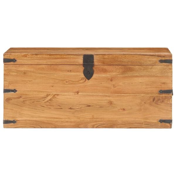 vidaXL Chest 90x40x40 cm Solid Acacia Wood
