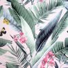 DUTCH WALLCOVERINGS Wallpaper Lush Tropical Pink and Blue