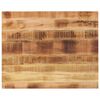 vidaXL Table Top 90x80x2.5 cm Rectangular Solid Wood Rough Mango