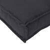 vidaXL Pallet Cushion Set 2 pcs Black 150 x 40 x 8 cm Fabric