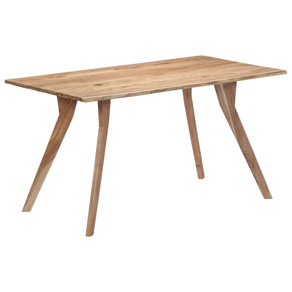 Vidaxl dining table solid acacia shop wood