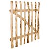 vidaXL Single Fence Gate Hazel Wood 100x100 cm