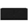 vidaXL TV Cabinet Black Oak 60x31x25.5 cm Engineered Wood