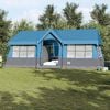 vidaXL Family Tent with Roof Blue and Grey 622 x 295 x 238 cm