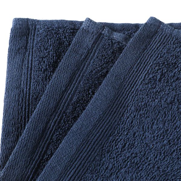 vidaXL Guest Towels 10 pcs Cotton 450 gsm 30x50 cm Navy