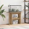 vidaXL Aquarium Stand Artisan Oak 80x35x60 cm Engineered Wood
