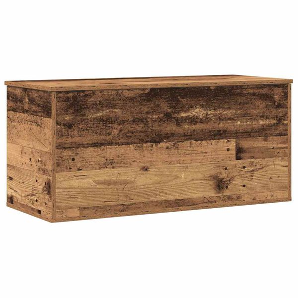 vidaXL Storage Box Old wood 100 x 42 x 46 cm Engineered Wood