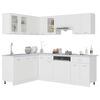 vidaXL 11 Piece Kitchen Cabinet Set Lyon White Engineered Wood
