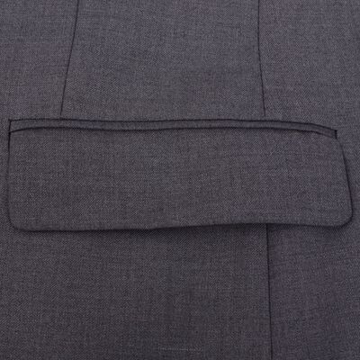 vidaXL Men's Two Piece Business Suit Grey Size 54