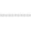 vidaXL Chain Link Fence with Spike Anchors Anthracite 1.4x25 m