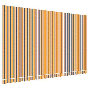 vidaXL Replacement Fabric for Awning Multicolour Stripe 5x3 m