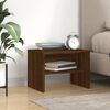 vidaXL Bedside Cabinet Brown Oak 40x30x30 cm Engineered Wood