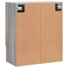 vidaXL Wall Cabinet Grey Sonoma 60x31x70 cm Engineered Wood