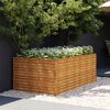 vidaXL Garden Raised Bed 196x100x69 cm Corten Steel