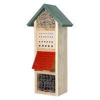 dobar Tower Insect Hotel Natural. Red and Green