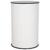 vidaXL Trade Show Counter Black and White &Oslash; 60 x 93 cm
