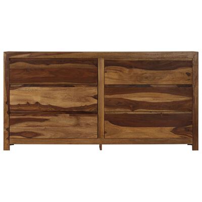 vidaXL Drawer Cabinet Solid Sheesham Wood 160x40x80 cm