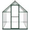 vidaXL Greenhouse with Base Frame Green 334x169x195 cm Aluminium