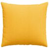 vidaXL Sofa Pillows 2 pcs Light Yellow 45 x 45 cm Corduroy Fabric