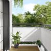 vidaXL Balcony Screen White 75x800 cm 100% Polyester Oxford
