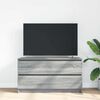 vidaXL TV Cabinet Grey Sonoma 100x35x54 cm Engineered Wood