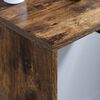 vidaXL Wall-Mounted Desk Smoked Oak 60 x 45 x 30 cm Engineered Wood