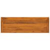 vidaXL TV Cabinet 110x35x40 cm Solid Teak Wood