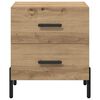 vidaXL Bedside Cabinet Artisan Oak 40 x 35 x 47.5 cm Engineered Wood
