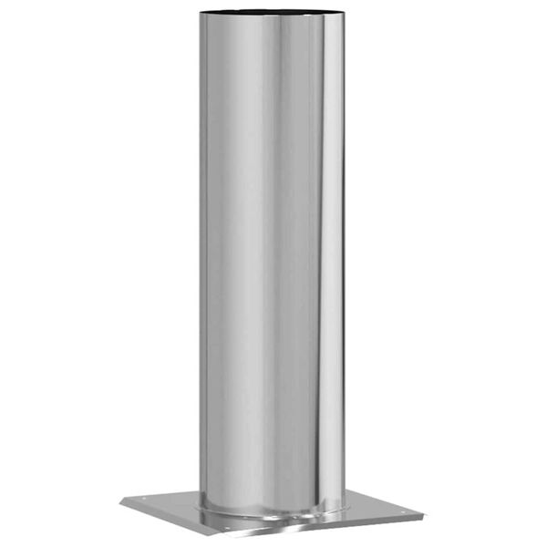 vidaXL Chimney Head Extension Silver 26 x 26 x 50 cm Stainless Steel