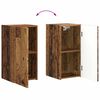 vidaXL TV Wall Cabinet Set Wall-mounted 4 pcs Old Wood Engineered Wood