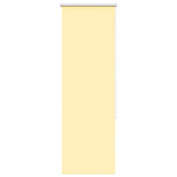 vidaXL Roller Blind Blackout Yellow 55x175 cm Fabric Width 50.7 cm Polyester