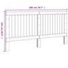 vidaXL Headboard 200x104 cm Solid Wood Pine