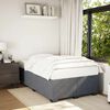 vidaXL Bed Frame without Mattress Dark Grey Double Velvet