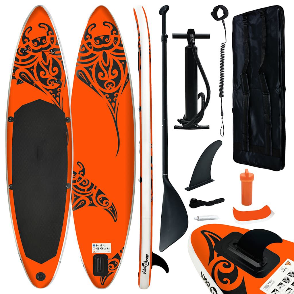 Vidaxl stand up paddle sales board set sup surfboard inflatable